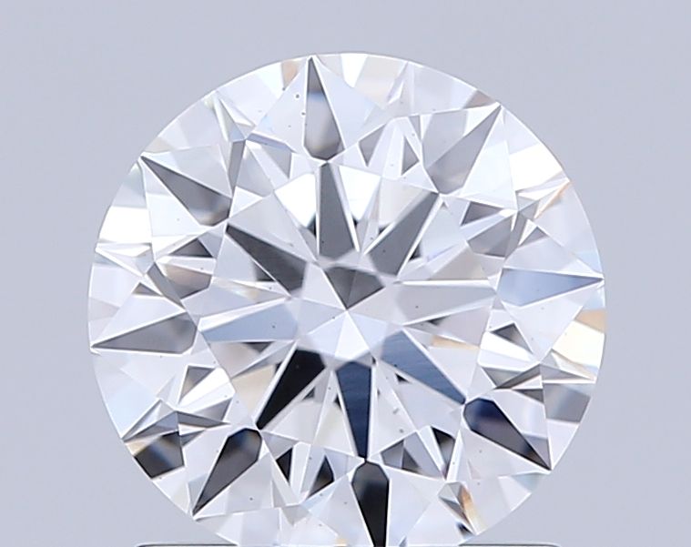 Lab-Grown Round Diamond - 2.5 Carats, D Color, VS2 Clarity - Certified by IGI - Report Number: LG717579693