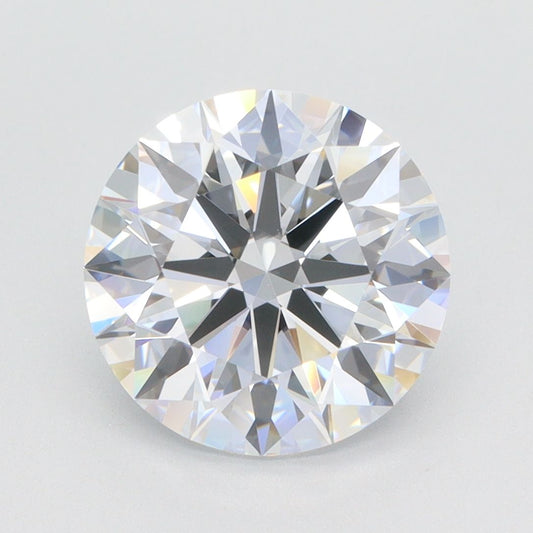 Lab-Grown Round Diamond - 3.45 Carats, D Color, VVS2 Clarity - Certified by GIA - Report Number: 3475936017
