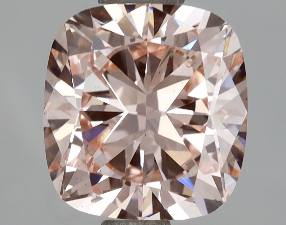 Lab-Grown Cushion Diamond - 2.04 Carats, Fancy Intense Pink Color, VS2 Clarity - Certified by IGI - Report Number: LG671439629