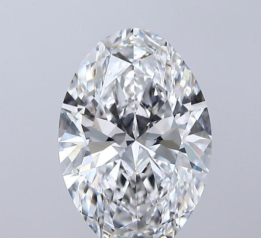 Lab-Grown Oval Diamond - 2.54 Carats, E Color, VVS2 Clarity - Certified by IGI - Report Number: LG713504505