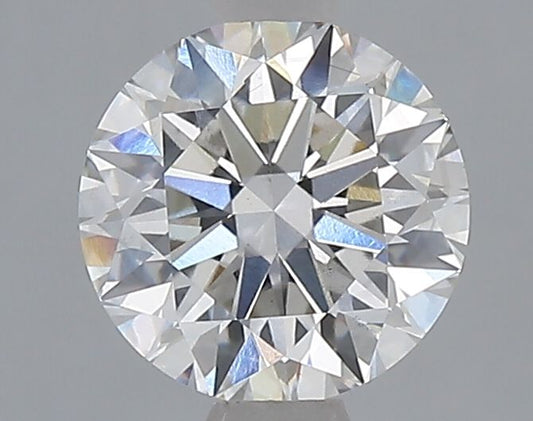 Lab-Grown Round Diamond - 1.04 Carats, Fancy Vivid Blue Color, VS2 Clarity - Certified by IGI - Report Number: LG675576531