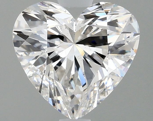 Lab-Grown Heart Diamond - 1.97 Carats, E Color, VS2 Clarity - Certified by IGI - Report Number: LG639481189