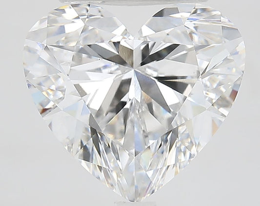 Lab-Grown Heart Diamond - 4.77 Carats, E Color, VS1 Clarity - Certified by IGI - Report Number: LG641409873
