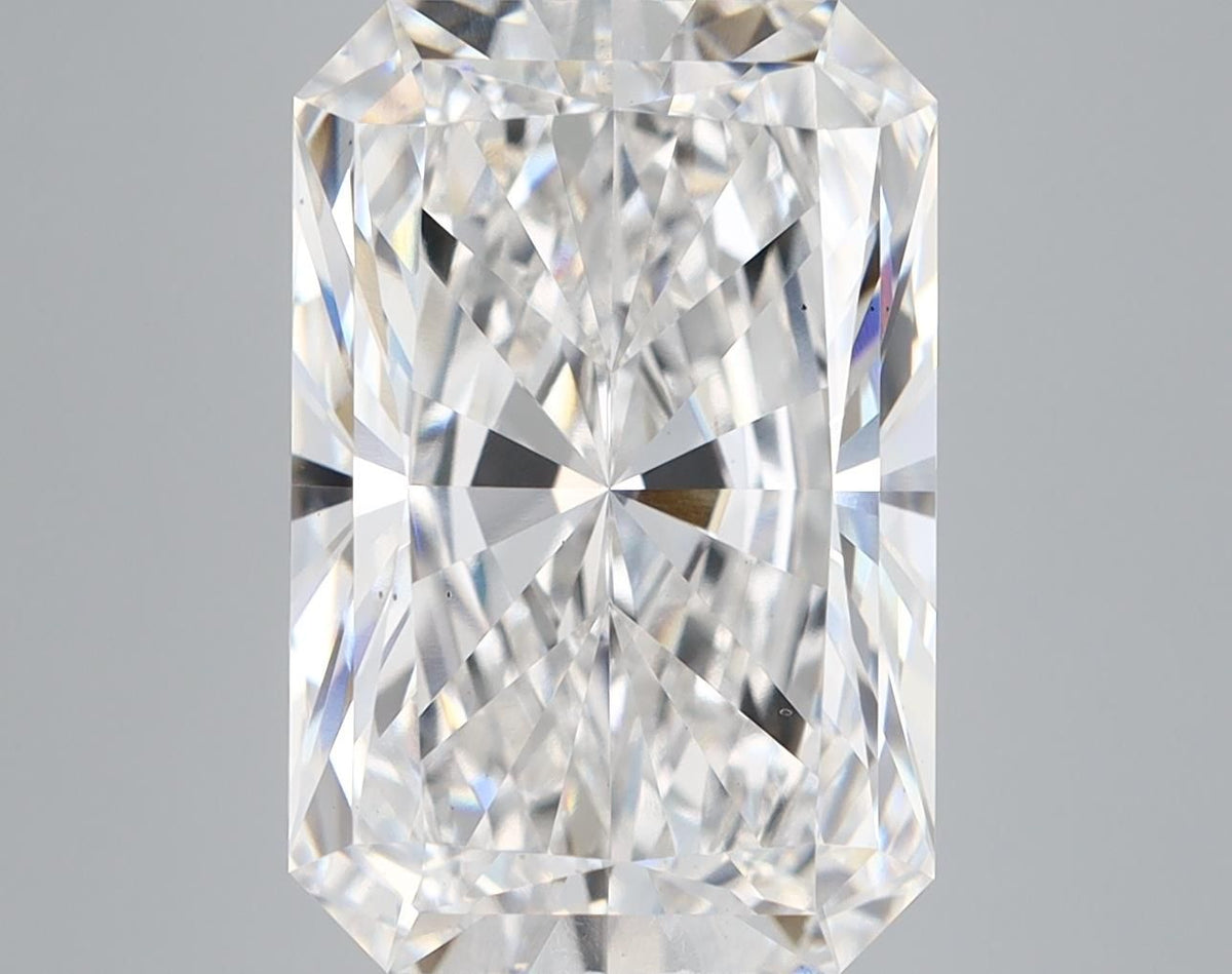 Lab-Grown Radiant Diamond - 7.03 Carats, F Color, VS2 Clarity - Certified by IGI - Report Number: LG597389355