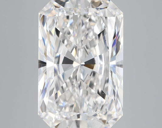 Lab-Grown Radiant Diamond - 7.03 Carats, F Color, VS2 Clarity - Certified by IGI - Report Number: LG597389355