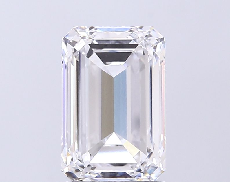 Lab-Grown Emerald Diamond - 2.54 Carats, D Color, VVS2 Clarity - Certified by IGI - Report Number: LG713530510