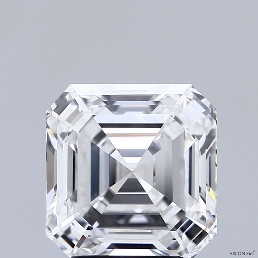 Lab-Grown Asscher Diamond - 4.07 Carats, E Color, VVS2 Clarity - Certified by IGI - Report Number: LG714504088