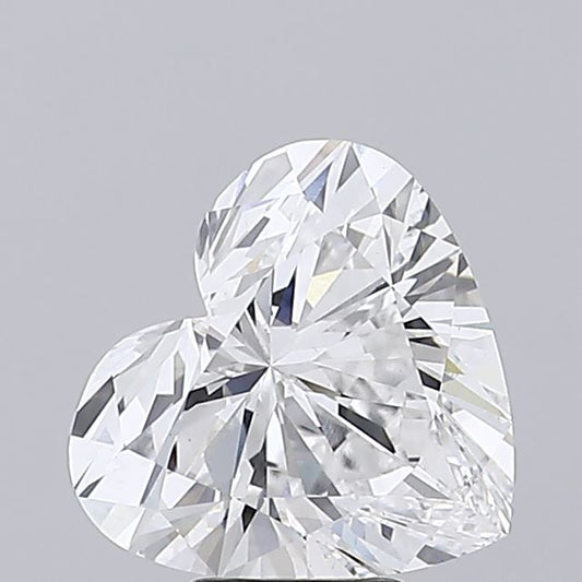Lab-Grown Heart Diamond - 6.07 Carats, E Color, VS1 Clarity - Certified by IGI - Report Number: LG643453754
