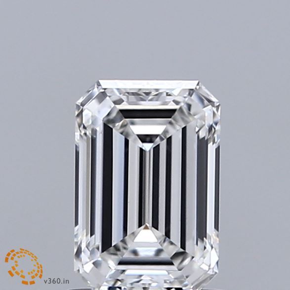 Lab-Grown Emerald Diamond - 0.95 Carats, E Color, VVS2 Clarity - Certified by IGI - Report Number: LG670481908