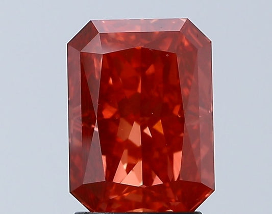 Lab-Grown Radiant Diamond - 2.57 Carats, Fancy Deep Pink Color, VS2 Clarity - Certified by IGI - Report Number: LG638434486