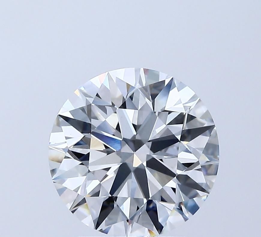 Lab-Grown Round Diamond - 2.51 Carats, E Color, VVS2 Clarity - Certified by IGI - Report Number: LG683594460