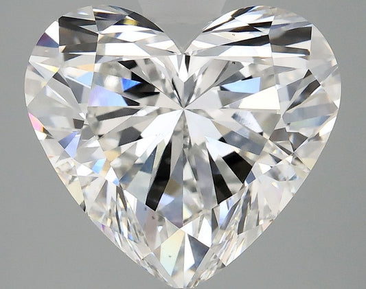 Lab-Grown Heart Diamond - 4.94 Carats, F Color, VS1 Clarity - Certified by IGI - Report Number: LG707522867