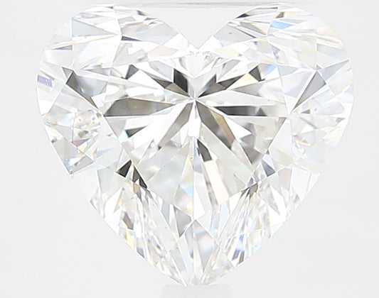 Lab-Grown Heart Diamond - 3.01 Carats, F Color, VS2 Clarity - Certified by IGI - Report Number: LG607387608