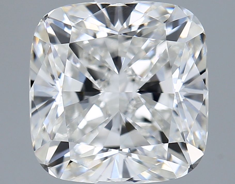 Lab-Grown Cushion Diamond - 3.04 Carats, F Color, VVS2 Clarity - Certified by IGI - Report Number: LG671432845