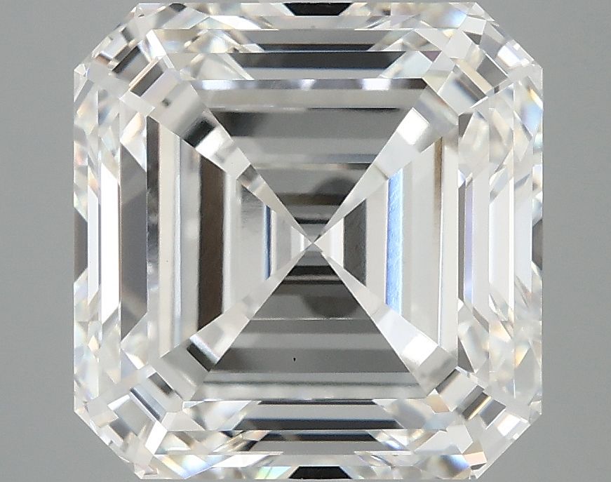 Lab-Grown Asscher Diamond - 6.09 Carats, F Color, VS1 Clarity - Certified by IGI - Report Number: LG713597407