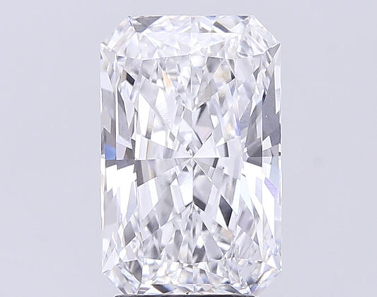 Lab-Grown Radiant Diamond - 3.53 Carats, D Color, VVS2 Clarity - Certified by IGI - Report Number: LG713510912