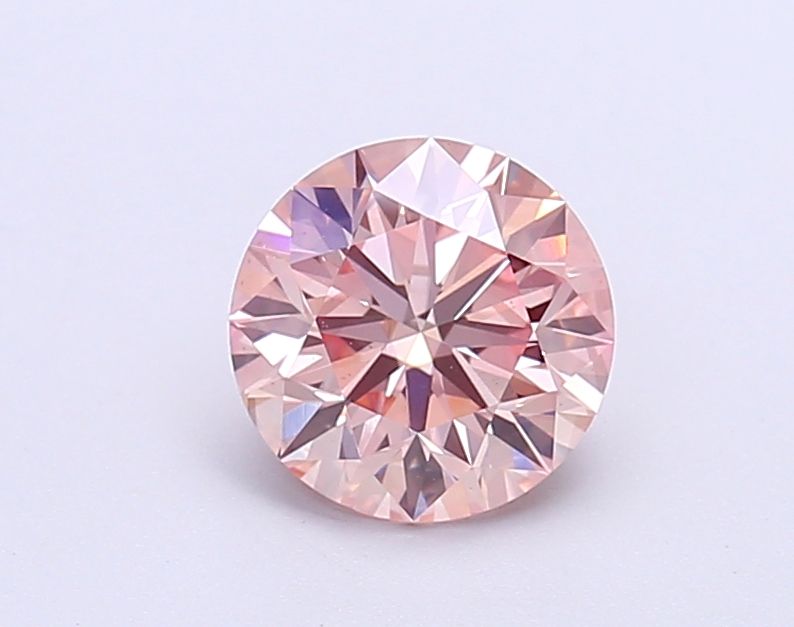 Lab-Grown Round Diamond - 1.21 Carats, Fancy Intense Pink Color, VS2 Clarity - Certified by IGI - Report Number: LG669469019