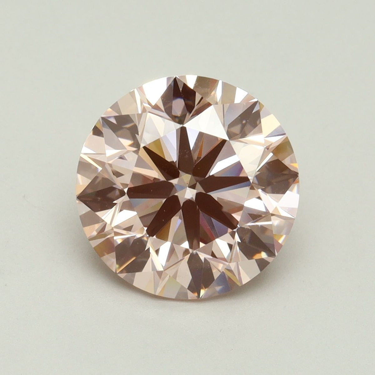 Lab-Grown Round Diamond - 4.0 Carats, Fancy Intense Pink Color, VS1 Clarity - Certified by IGI - Report Number: LG614331745