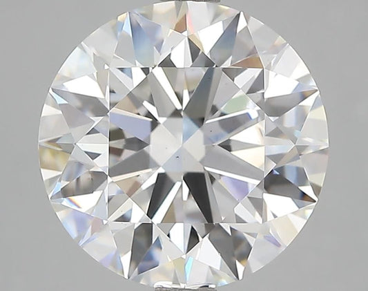 Lab-Grown Round Diamond - 4.52 Carats, F Color, VS2 Clarity - Certified by IGI - Report Number: LG636477787