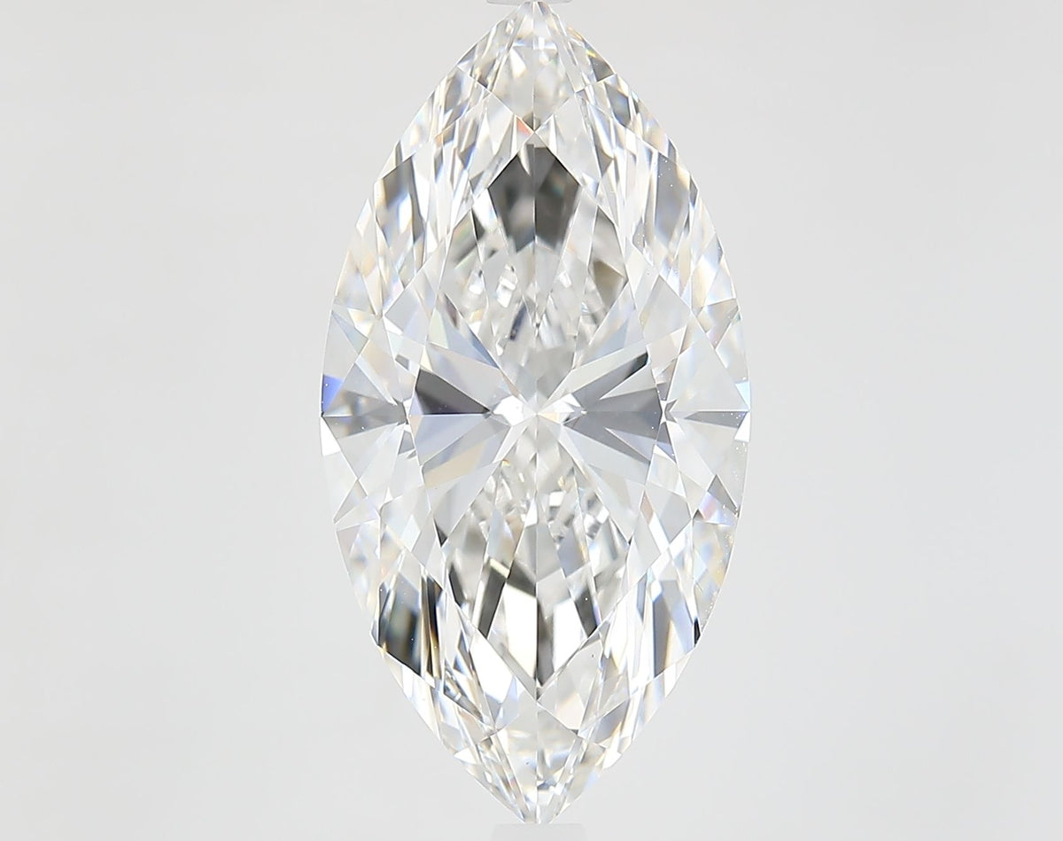 Lab-Grown Marquise Diamond - 7.12 Carats, F Color, VS1 Clarity - Certified by IGI - Report Number: LG654408449