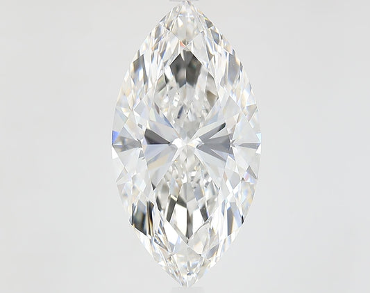 Lab-Grown Marquise Diamond - 7.12 Carats, F Color, VS1 Clarity - Certified by IGI - Report Number: LG654408449