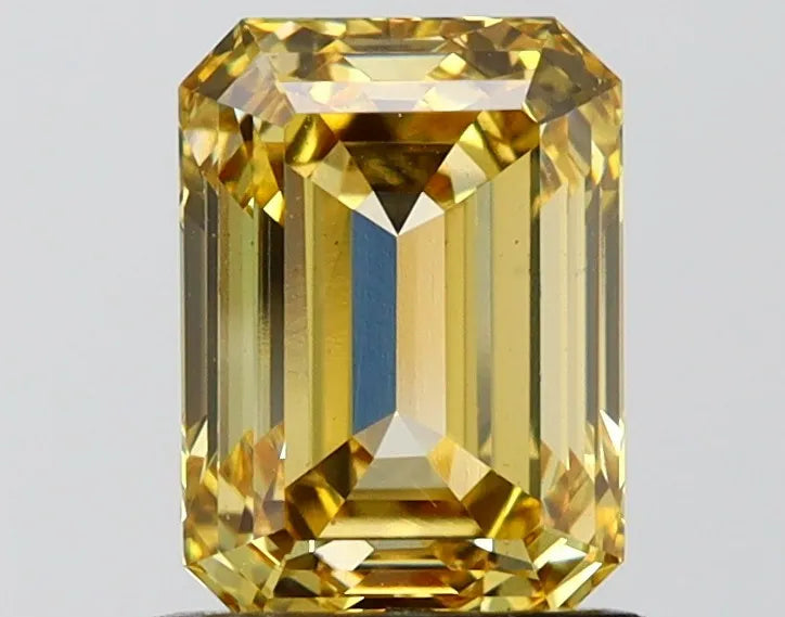 1.93ct Emerald Lab Grown Diamond (Colour Fancy Yellow, Clarity VS1, IGI Certified)