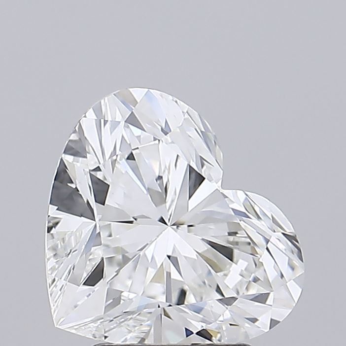 Lab-Grown Heart Diamond - 3.0 Carats, F Color, VVS2 Clarity - Certified by IGI - Report Number: LG707513255