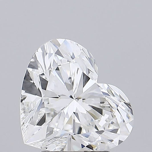 Lab-Grown Heart Diamond - 3.0 Carats, F Color, VVS2 Clarity - Certified by IGI - Report Number: LG707513255