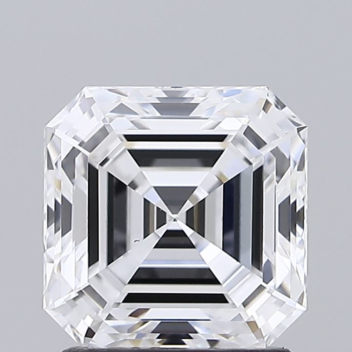 Lab-Grown Asscher Diamond - 1.62 Carats, D Color, VS2 Clarity - Certified by GIA - Report Number: 2235012048
