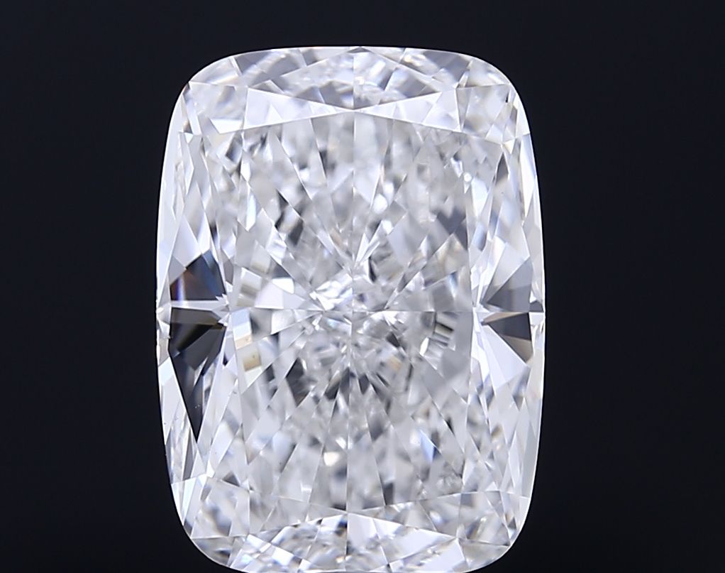 Lab-Grown Cushion Diamond - 7.04 Carats, F Color, VS1 Clarity - Certified by IGI - Report Number: LG675515007