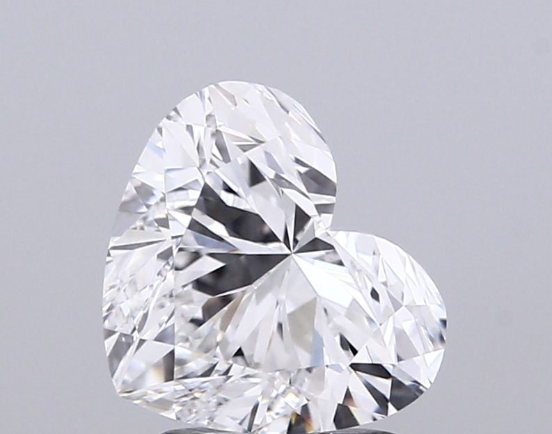 Lab-Grown Heart Diamond - 2.05 Carats, E Color, VVS2 Clarity - Certified by IGI - Report Number: LG713514353