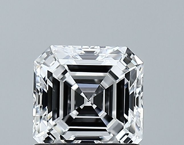 Lab-Grown Asscher Diamond - 1.01 Carats, D Color, VVS2 Clarity - Certified by GIA - Report Number: 2507779641