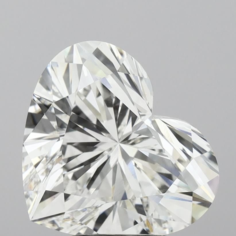Lab-Grown Heart Diamond - 4.05 Carats, F Color, VVS2 Clarity - Certified by IGI - Report Number: LG681567463