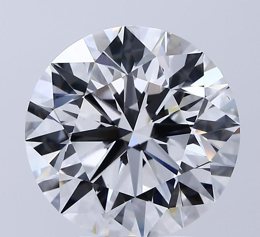 Lab-Grown Round Diamond - 4.54 Carats, E Color, VS1 Clarity - Certified by IGI - Report Number: LG680561696