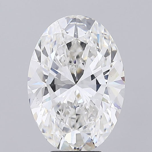 Lab-Grown Oval Diamond - 7.02 Carats, F Color, VS2 Clarity - Certified by IGI - Report Number: LG668458133