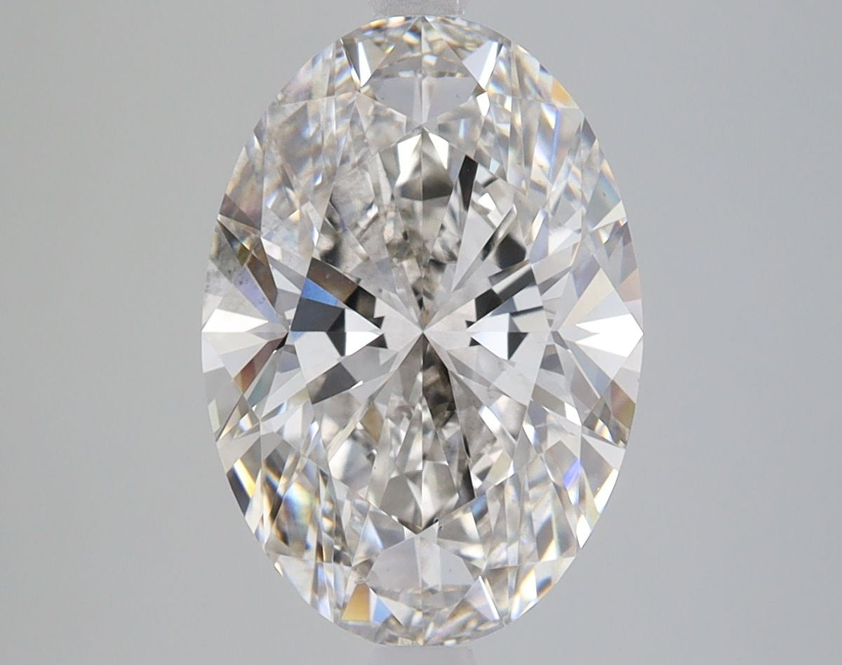 Lab-Grown Oval Diamond - 3.6 Carats, Fancy Vivid Blue Color, VS2 Clarity - Certified by IGI - Report Number: LG588345076