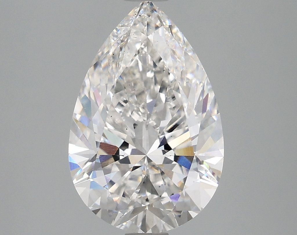 Lab-Grown Pear Diamond - 2.96 Carats, E Color, VS2 Clarity - Certified by IGI - Report Number: LG680521470