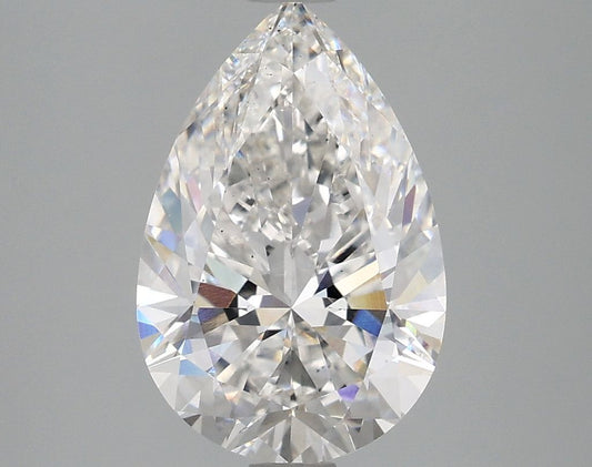 Lab-Grown Pear Diamond - 2.96 Carats, E Color, VS2 Clarity - Certified by IGI - Report Number: LG680521470