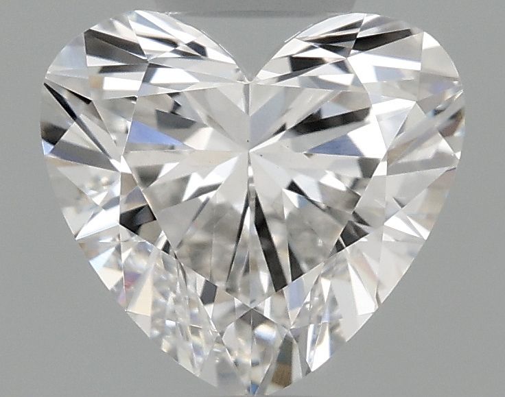 Lab-Grown Heart Diamond - 0.99 Carats, F Color, VS1 Clarity - Certified by IGI - Report Number: LG687570399