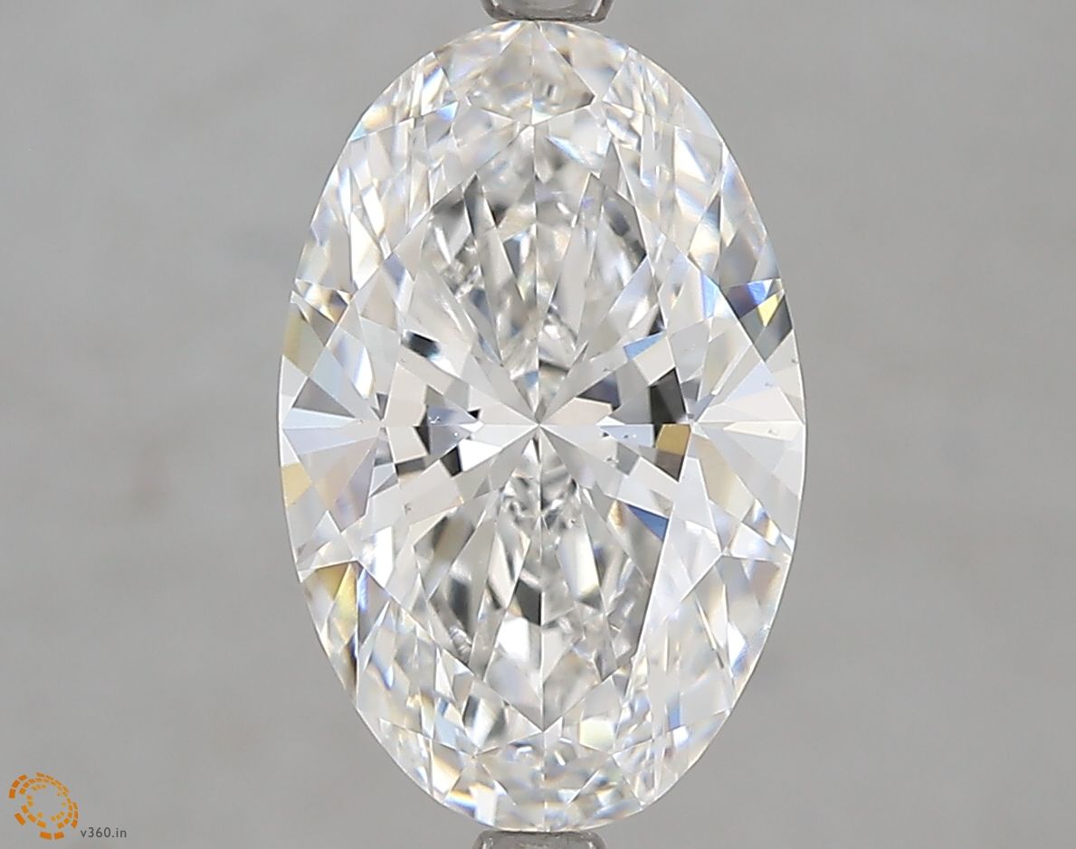 Lab-Grown Oval Diamond - 3.01 Carats, F Color, VS2 Clarity - Certified by IGI - Report Number: LG669483437