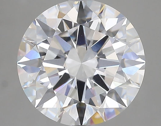 Lab-Grown Round Diamond - 4.03 Carats, E Color, VVS2 Clarity - Certified by IGI - Report Number: LG685589697