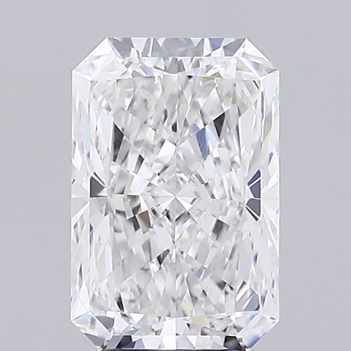 Lab-Grown Radiant Diamond - 3.55 Carats, D Color, VVS2 Clarity - Certified by IGI - Report Number: LG677501581