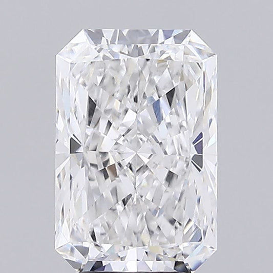 Lab-Grown Radiant Diamond - 3.55 Carats, D Color, VVS2 Clarity - Certified by IGI - Report Number: LG677501581