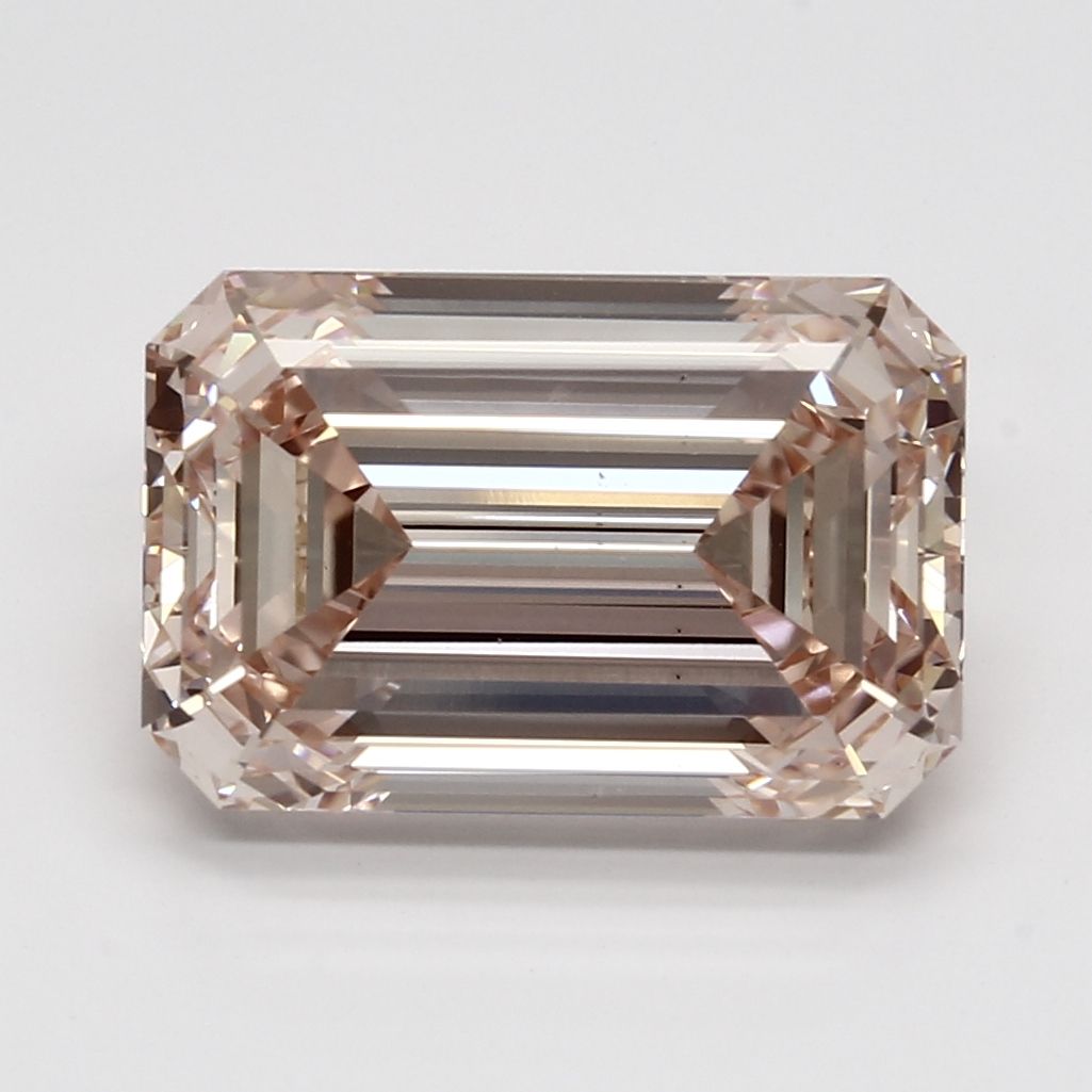 Lab-Grown Emerald Diamond - 7.03 Carats, Fancy Intense Pink Color, VS2 Clarity - Certified by IGI - Report Number: LG616404405