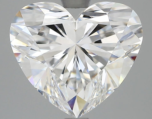 Lab-Grown Heart Diamond - 4.05 Carats, E Color, VVS2 Clarity - Certified by IGI - Report Number: LG685582004
