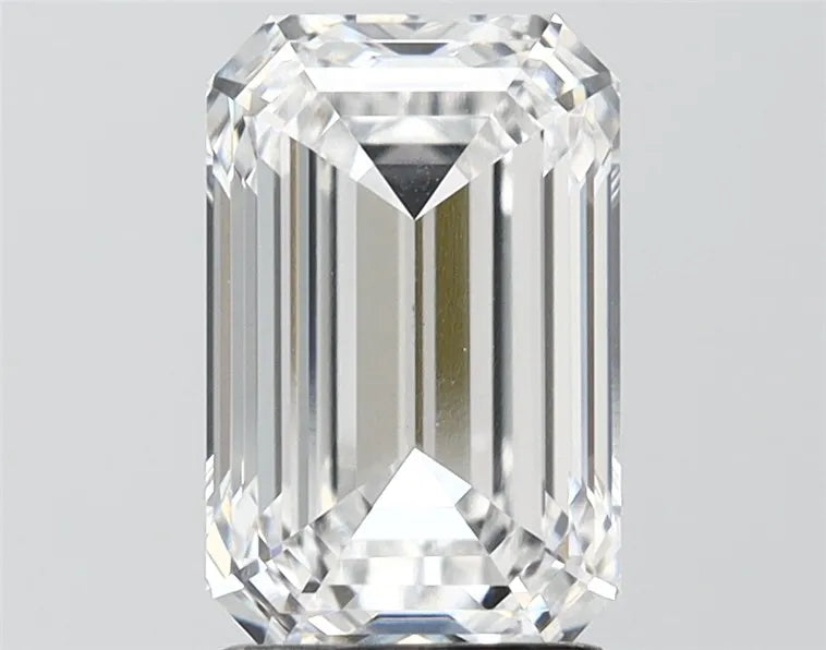 2.70ct Emerald Lab Grown Diamond (Colour D, Clarity VVS2, IGI Certified)