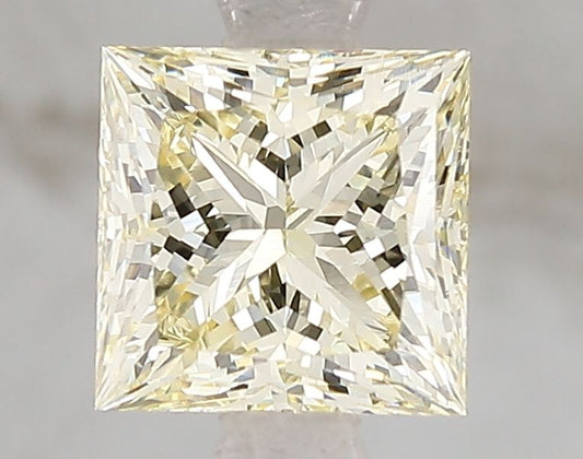 Lab-Grown Oval Diamond - 4.6 Carats, Fancy Vivid Yellow Color, VS1 Clarity - Certified by IGI - Report Number: LG671494892