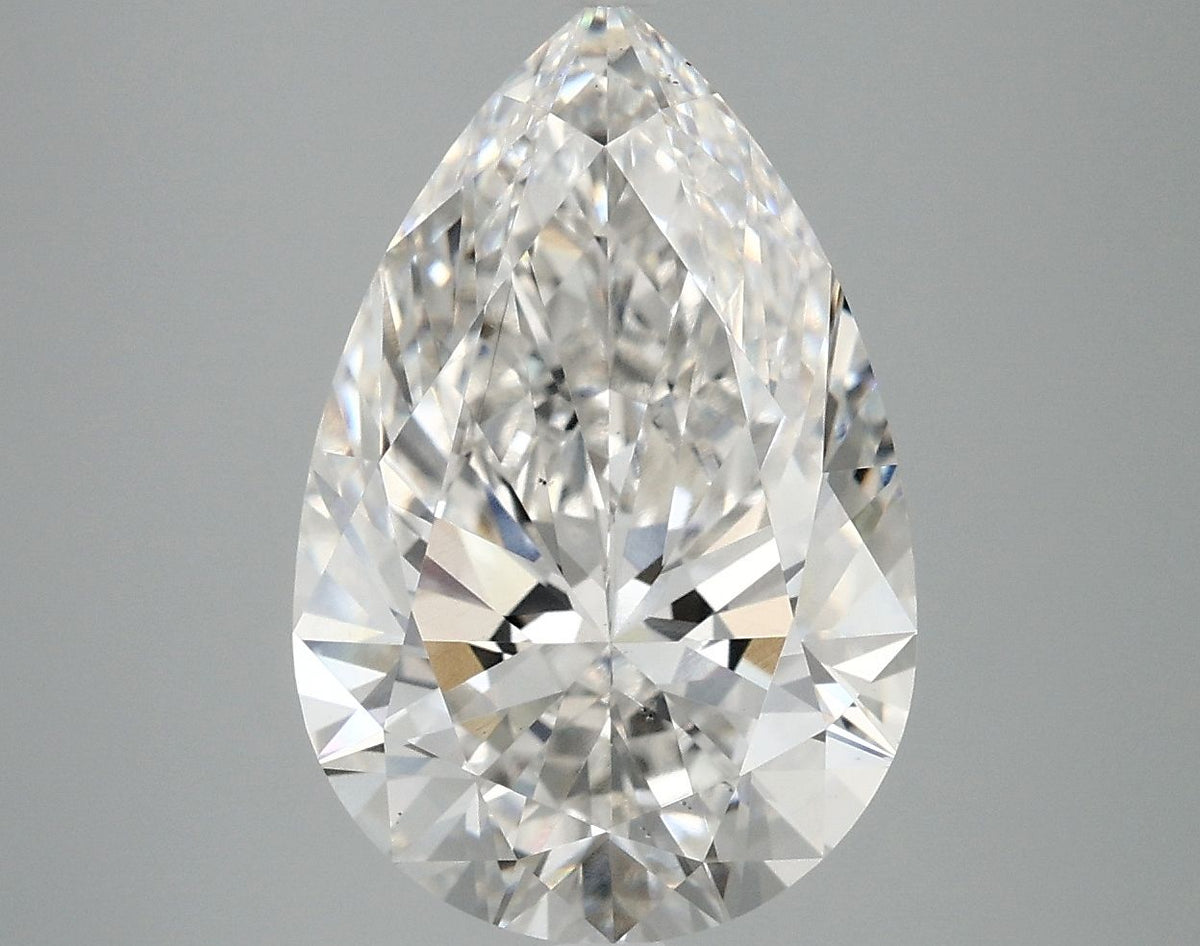 Lab-Grown Pear Diamond - 5.05 Carats, F Color, VS2 Clarity - Certified by IGI - Report Number: LG687562916