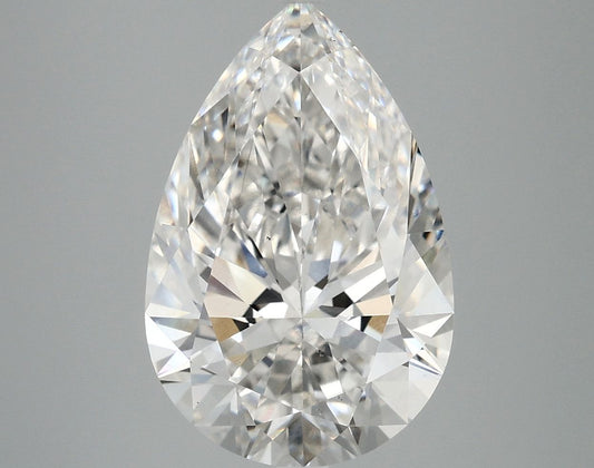 Lab-Grown Pear Diamond - 5.05 Carats, F Color, VS2 Clarity - Certified by IGI - Report Number: LG687562916