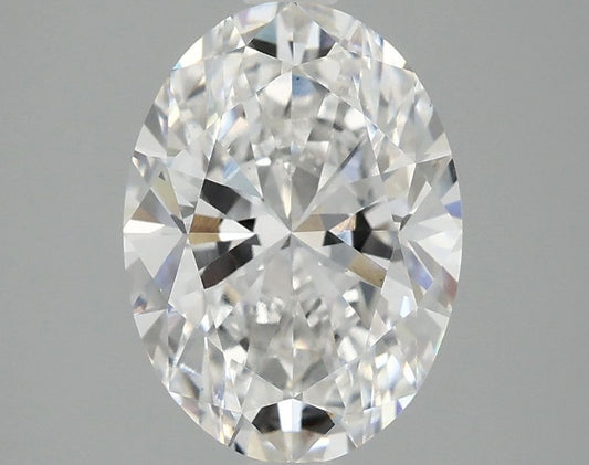 Lab-Grown Oval Diamond - 2.59 Carats, E Color, VS1 Clarity - Certified by IGI - Report Number: LG691523464